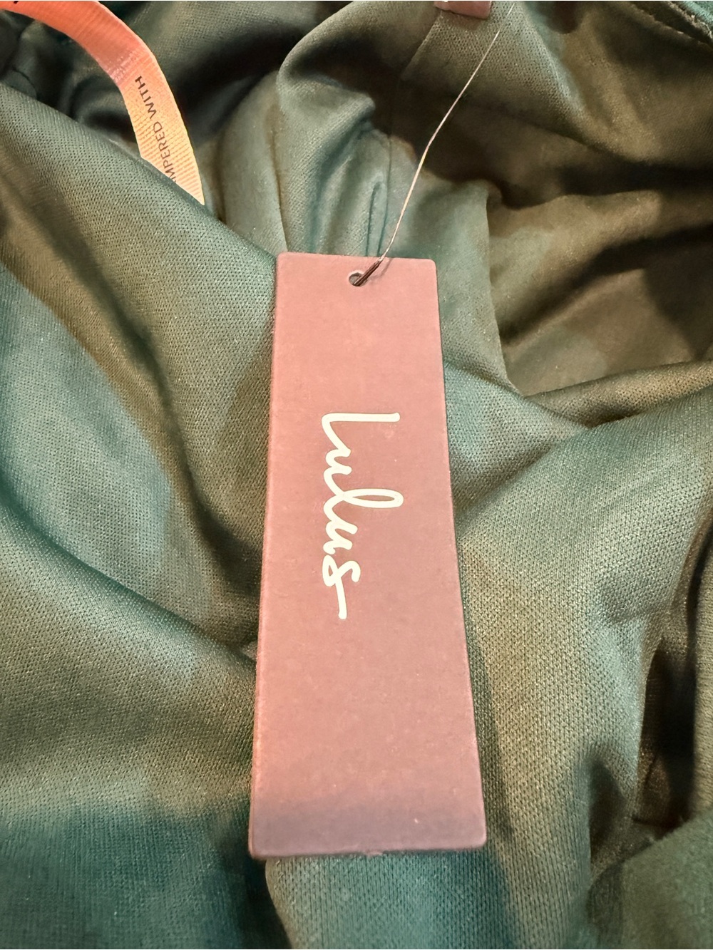 Lulu's Emerald Green Backless Evening Gown - Picture 6 of 9